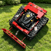 Tondeuse à gazon télécommandée SDLOT en gros, certifiée CE EPA EURO5, coupe-herbe sur chenilles pour jardin et ferme