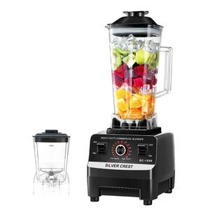 Licuadora Mezcladora Comercial de Alta Calidad, Máquina para Hacer Smoothies, Procesador de Alimentos para Bebés, Color Plateado, para Cocina Doméstica y Comercial - Product Image 5
