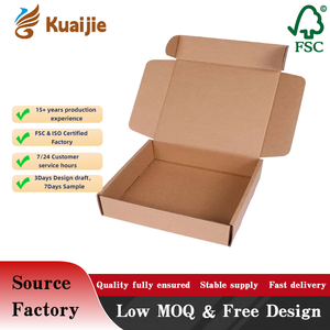 Cartones de Embalaje Personalizados Cajas de <span class=keywords><strong>Cartón</strong></span> <span class=keywords><strong>Corrugado</strong></span> Plegables para Envío Cajas de Embalaje de Papel <span class=keywords><strong>Kraft</strong></span> Cajas de Regalo de Papel <span class=keywords><strong>Kraft</strong></span> - Product Image 1