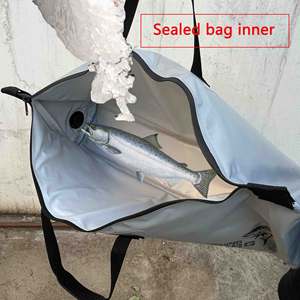 Sac isotherme portable étanche en PVC 1000D souple pour la pêche en extérieur, avec logo personnalisé, vente en gros - Product Image 5