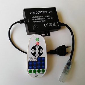 Control Remoto RF de Alto Voltaje AC 110V <span class=keywords><strong>220V</strong></span> <span class=keywords><strong>para</strong></span> Tira de <span class=keywords><strong>LED</strong></span> con Regulador de Intensidad - Product Image 5