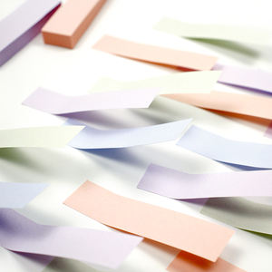 Notes autocollantes transparentes, flèches, tulle coloré, indice collant, 1 pièce - Product Image 2