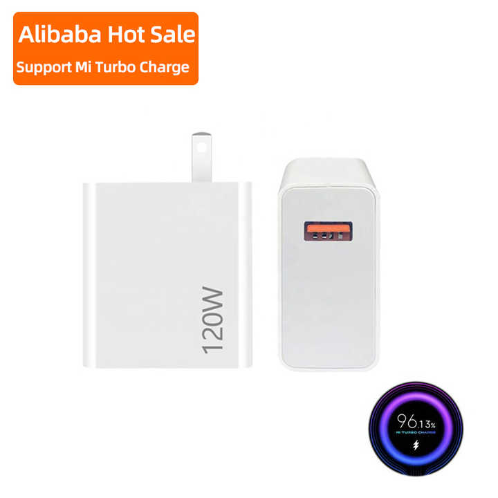 Hot Selling 18W 33W 55W 67W 120W EU Charger Turbo Charging Super Fast Charger USB Cable Fast Travel Mobile Charger for Xiaomi