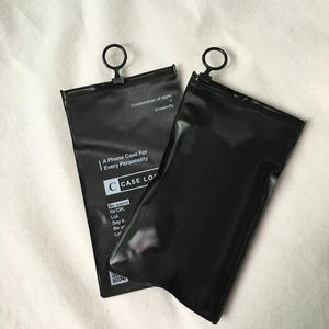 Custom Printed Plastic Black Color Zip Lock <b>Bags</b> Pvc <b>Clear</b> Frosted - Product Image 5
