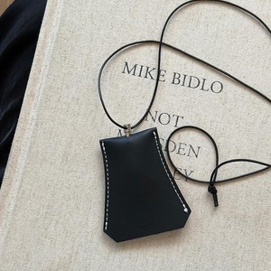 Collar de cuerda tejida en forma de corazón tridimensional de cuero de Venta caliente 2025 collar de gafas de sol con llave de moda Ins único - Product Image 6