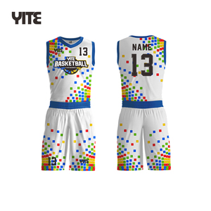 Tùy Chỉnh Chất Lượng Cao Trẻ Em Bóng Rổ Đồng Phục Đầy Đủ Thăng Hoa In Bóng Rổ Jersey Biểu Tượng Đồng Phục - Product Image 3