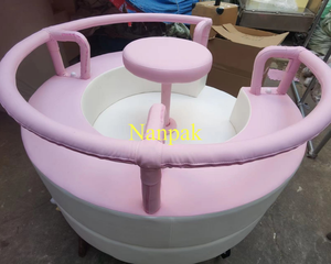 Popular Carrusel de Juegos Suaves Personalizado en Color Blanco, Alquiler para Fiestas y Eventos, Parque Infantil de Juegos Suaves - Product Image 3