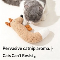 Nouvelle poupée en peluche douce pour animaux de compagnie, jouet de compagnie amusant et divertissant pour chat, qui émet des sons lorsqu'il est mâché, pour soulager l'ennui des chiots.