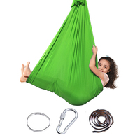 Chaise suspendue moderne pour la thérapie sensorielle, pour enfants atteints d'autisme et de troubles du traitement sensoriel, 280x150cm, 100% nylon, chambre à coucher, salon
