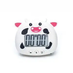 Slimme Keuken Digitale Timer Countdown Kookdouche 24 Uur Lcd Elektronisch Decor Tijdvertraging Relais Panda Koe Cartoon Bakgereedschap