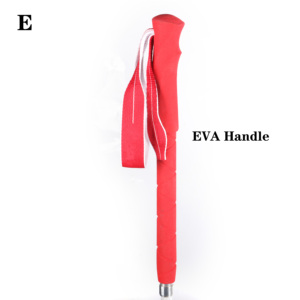 Bâtons de randonnée KingGear, poignée droite, poignée EAV, tige en aluminium, bâton de marche à 3 articulations, choix de style - Product Image 3