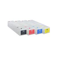 COLORTIME Drucker Nachfüllbare Tintenpatronen mit Einweg-Chip für HP FI1000 Drucker 3UB05A-3UB09A Kompatible Tintenpatronen