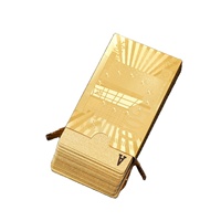 Jeu de poker personnalisé Bleu noyau plastique PVC étanche Positions d'impression Couple Sexy Posi 54 Deck Set Dubai Gold Cartes à jouer