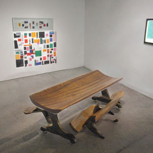 ที่วางของอเนกประสงค์แบบไม่พับได้ ชั้นเดียว ทำจากไม้เนื้อแข็ง แบบตั้งพื้น สไตล์ห้องนั่งเล่นญี่ปุ่นที่เรียบง่ายทันสมัย ยั่งยืน - Product Image 2