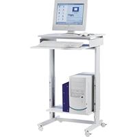 Twinco PC station debout 4 Positions de stockage maison bureau ordinateur bureau Table d'écriture bureau avec plateau de clavier