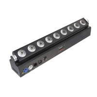Barra de Luz LED Profesional 9*18W RGBWA+UV 6en1 con Batería, Control DMX512, Ideal para DJ Móvil, Discotecas, Fiestas y Clubes Nocturnos