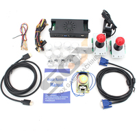 Kits de jeu d'arcade 2 joueurs avec joystick Zippyy et boutons poussoirs ronds d'arcade Kit pour pièces de machine de jeu vidéo