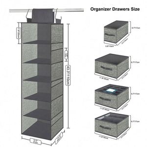 New Hot Sell Soda Hanging Wall Storage Bag Multilayer with Multi Pockets Hanging Organizer - Product Image 1