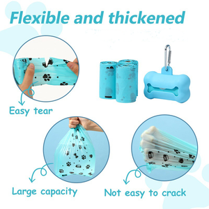 Sacs à crottes <span class=keywords><strong>de</strong></span> <span class=keywords><strong>chien</strong></span> Petop, 100 % biodégradables, en amidon <span class=keywords><strong>de</strong></span> maïs, avec cordon <span class=keywords><strong>de</strong></span> serrage, étanches, compostables, pour la promenade, respectueux <span class=keywords><strong>de</strong></span> l'environnement - Product Image 2
