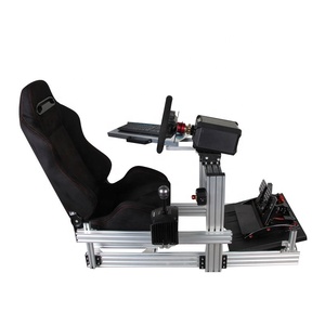 Custom <strong>Racing</strong> <strong>Rig</strong> 4080 Aluminum <strong>Sim</strong> <strong>Racing</strong> <strong>Setup</strong> Triple Monitor Ready VR Arcade Game Machine Full Driving Simulator - Product Image 2