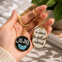 Gantungan Kunci Logam Bentuk Kustom Logo Personal Enamel Lunak Premium Gantungan Kunci Kupu-kupu Emas untuk Hadiah Promosi