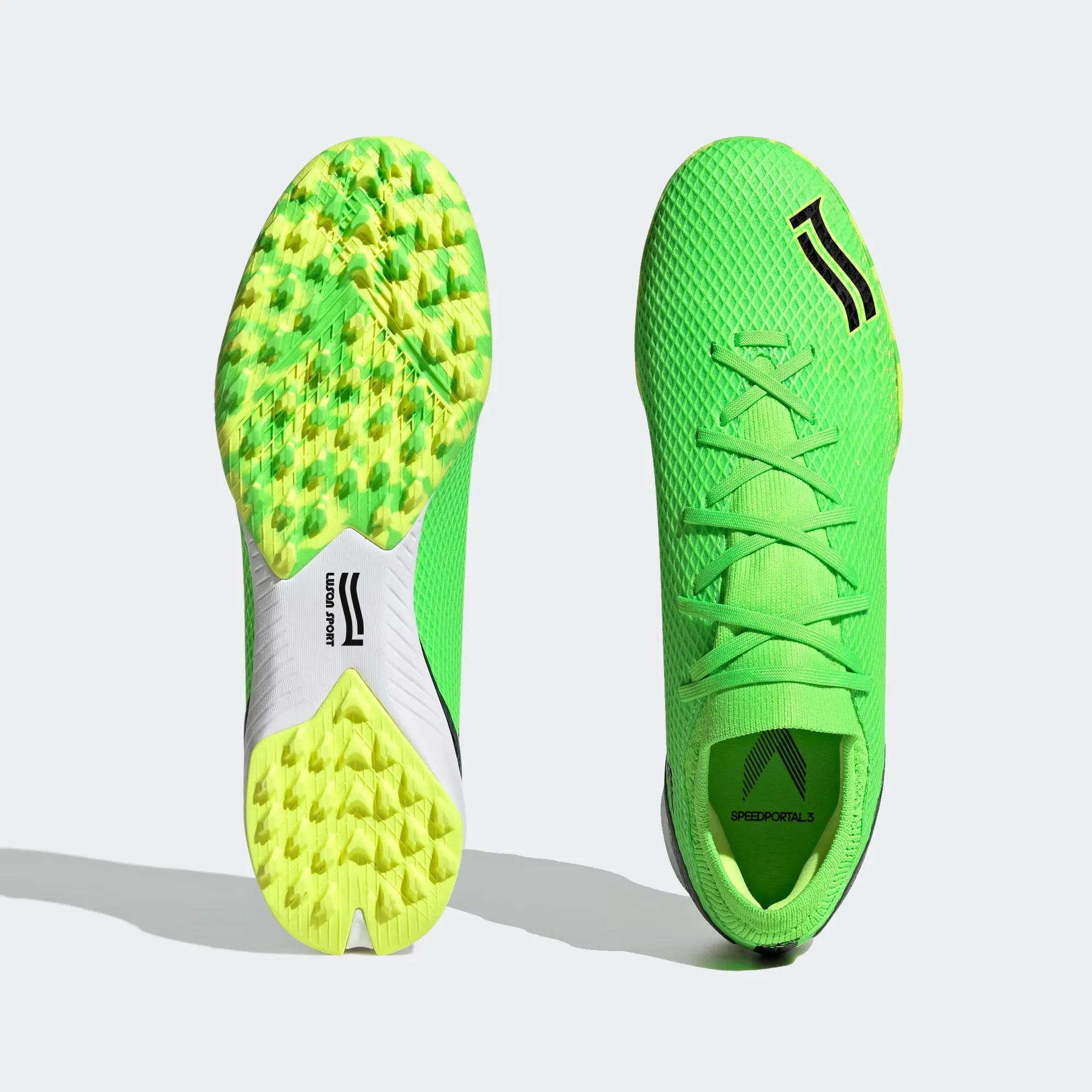 Botas de fútbol de moda al por mayor LUSON para hombre/mujer, calzado de fútbol con logotipo personalizado, zapatos de fútbol personalizados