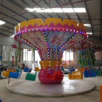 Approvisionnement en usine en Chine directement attraction parc d'attractions intérieur extérieur parc des expositions petites chaises volantes à vendre