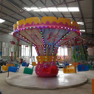 Approvisionnement en usine en Chine directement attraction parc d'attractions intérieur extérieur parc des expositions petites chaises volantes à vendre - Product Image 4
