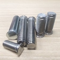 DIN32501 Yuhuan Zinc Finish M3-M10 Flush Head Self Clinching Studs Metric Pressure Riveting Screw Left Hand Thread Customized