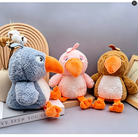 Fournisseur en gros d'animaux en peluche lavables en machine avec détails d'yeux brodés, 25 cm, pour les machines distributrices de prix