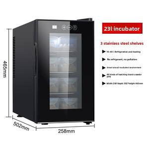 新しいキャビネットペットインキュベーター自動卵回転95% 孵化率一定温度湿度カメカタツムリ卵1年 - Product Image 2