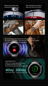 2025 SK51 Smartwatch 1,43 Zoll AMOLED-Bildschirm BT-Anruf Wasserdicht BT-Anruf-Monitor Herren Sport-Smartwatch mit 3 Armbändern - Product Image 6