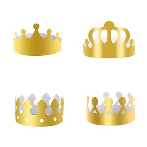 Chapeau de gâteau d'<span class=keywords><strong>anniversaire</strong></span> de style moderne pour enfants et adultes Chapeau en papier décoratif pour accessoire de fête Couronne <span class=keywords><strong>moins</strong></span> chère - Product Image 5