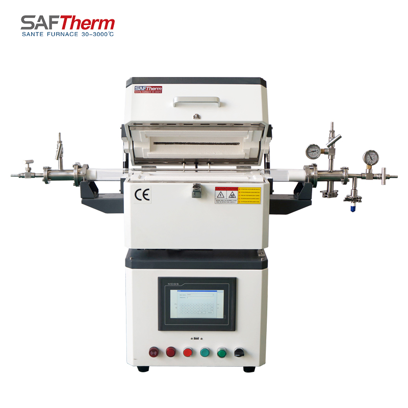 Высокотемпературная роторная керамическая Трубчатая Печь Sante на заказ 1200C, цена на лабораторное оборудование