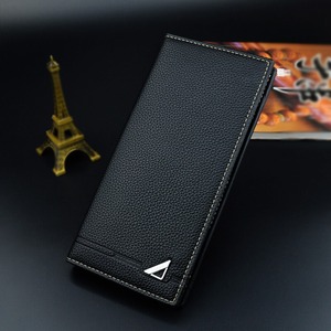 Cartera de Cuero Larga y Delgada de Diseño <span class=keywords><strong>Clemence</strong></span> Premium 2024, Monedero de Lujo para Hombre - Product Image 3