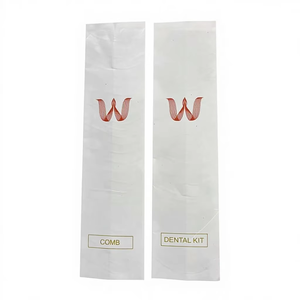 ชุดอุปกรณ์ทำความสะอาดฟันขนาดเล็กแบบใช้แล้วทิ้ง ผลิตจากกระดาษคราฟท์ ย่อยสลายได้ ระบายอากาศได้ดี พิมพ์สีเดียว ปิดผนึกด้วยความร้อน เหมาะสำหรับโรงแรม - Product Image 1