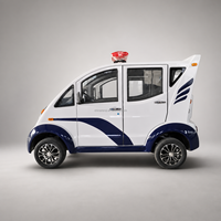 Buggy de patrouille électrique 4 places 72V, véhicule utilitaire avec contrôleur Curtis pour les travaux de service en station balnéaire et en communauté