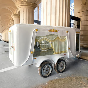 OEM Electric Funeral Coffin Horse Carruage Fabricante Gold Horse Hearse para la venta Funeral Coffin Carruage - Product Image 4