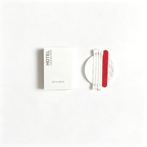 Kit de Amenidades de Baño Personalizado para Hotel, Bajo MOQ, Paquete Minimalista de Artículos de Aseo Desechables para Habitación de Hotel con Peine, Maquinilla de Afeitar y Pasta de Dientes - Product Image 5