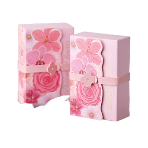 Happiness Bloom Reusable Wedding Candy Box Souvenir Exquisite Flower Gift Packaging Offset Luxury Design for Bridal Party - Product Image 1