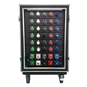 Giai đoạn điện distro hộp 16u 6 cách 3 giai đoạn 400amp 220V CamLock trong ra 6 cách 150amp CamLock đầu ra - Product Image 1