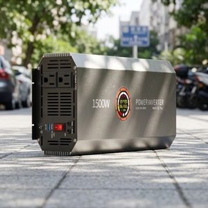 เครื่องแปลงไฟแบบ Pure Sine Wave 1500W รองรับไฟ AC 12/24/48V  แปลงเป็นไฟ 110/220/240V  ความถี่ 50/60Hz  แบบพกพาสำหรับรถยนต์  ระบบสำรองไฟพลังงานแสงอาทิตย์ - Product Image 3