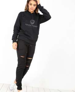 Chándal de lana para mujer, chándal de entrenamiento de Color puro con capucha, personalizado, venta al por mayor - Product Image 6