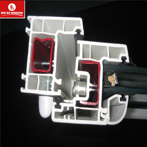 מודרני Pvc קשת Windows עם גריל, קשת חלון עיצוב הזזה כפול זכוכית חלון - Product Image 4