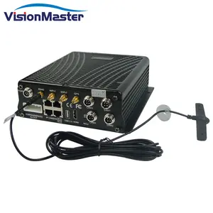 Mobil dvr 4G 4 kanal cctv dvr kamera filo yönetim sistemi ile NVR VM-3004-Hybrid serisi