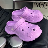 Récolte 2025 été nouvelles chaussures de jardin étoile à cinq branches mode filles plage sandales en gros femmes sabots chaussures