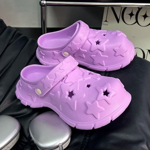 Récolte 2025 été nouvelles chaussures de jardin étoile à cinq branches mode filles plage sandales en gros femmes sabots chaussures - Product Image 5