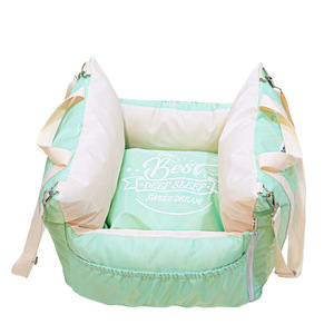 Siège auto pour animaux de compagnie, niche pour chien 50x50cm, résistant à l'eau et aux taches, transporteur extérieur pour chiens - Product Image 1