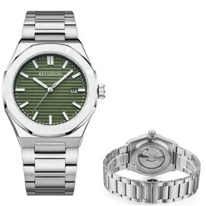 Relojes Mecánicos de Moda 2024 con Correa de Acero Inoxidable, Pantalla Luminosa, Relojes Grandes Automáticos de Lujo para Hombre - Product Image 3