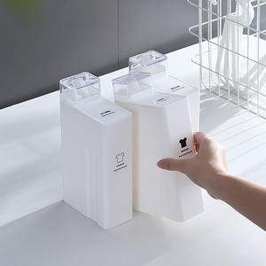 1000ml Rỗng leakproof giặt chất tẩy rửa rỗng chai 1L tái sử dụng bơm lại bổ sung chăm sóc đại lý container cho phòng tắm - Product Image 1